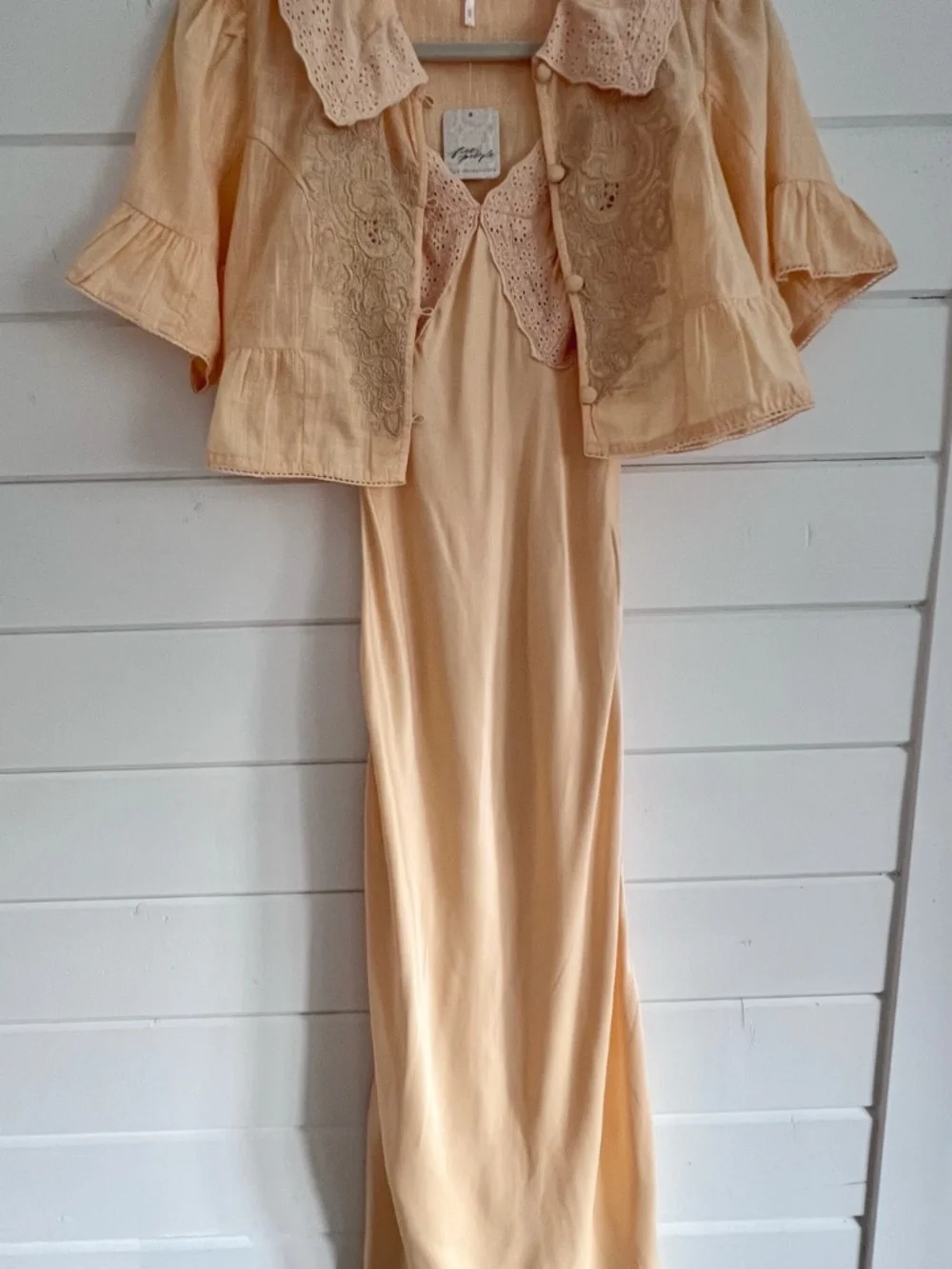 Free People Sweet Tea Bed - Jacket & Midi Dress Set
